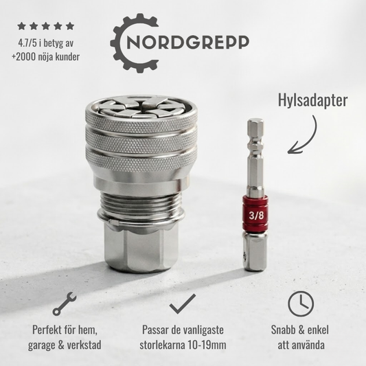 NordGrepp - Universalhylsan som greppar varje bult